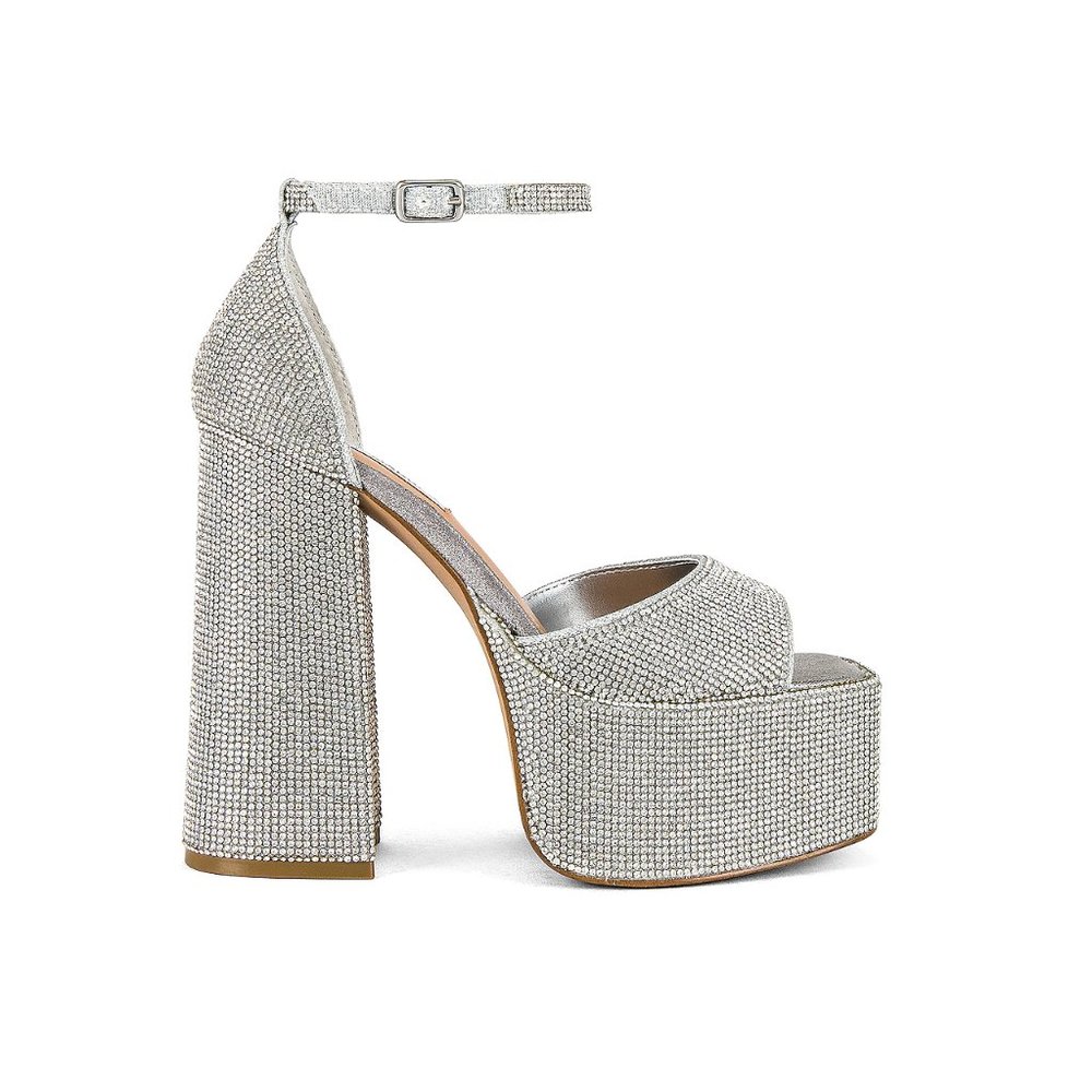 Steve Madden Kassiani Heels Platform Rhinestone